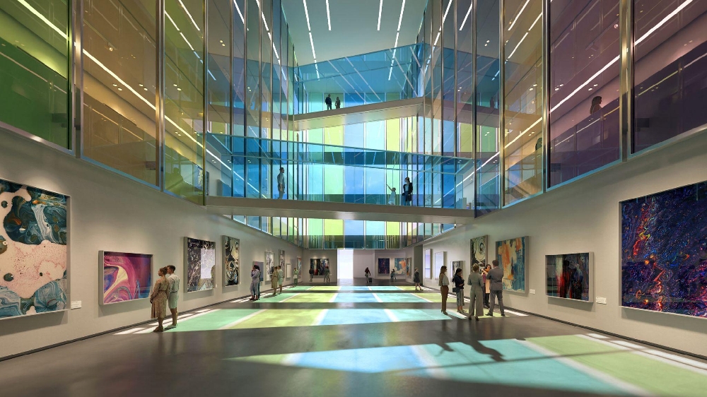 Lumion 2024 colored glass shadows image